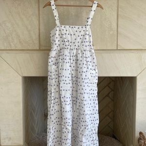 White floral sundress NWT